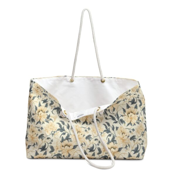 1920's Style Floral Print Weekender Bag - Image 3