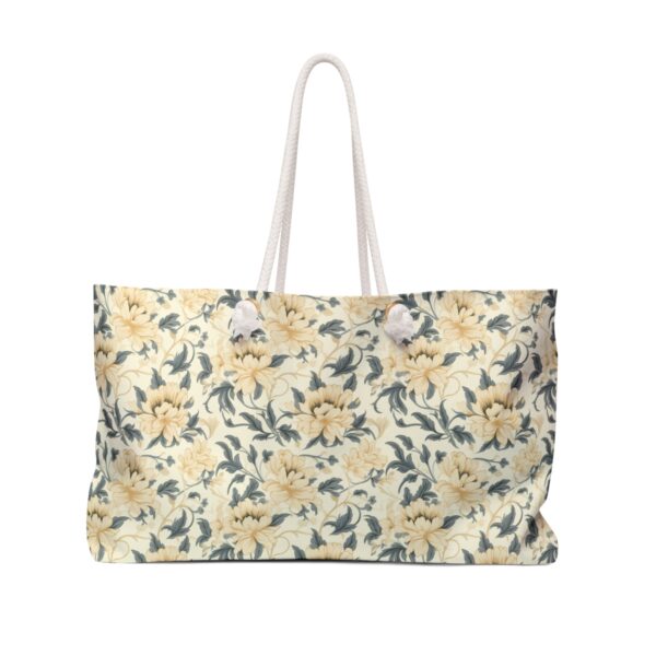 1920's Style Floral Print Weekender Bag