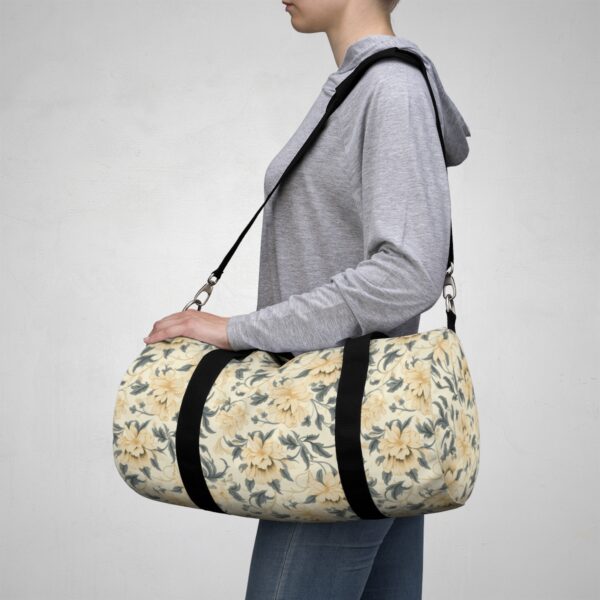 1920’s Style Floral Print Gentlemen's Duffel Bag - Image 7