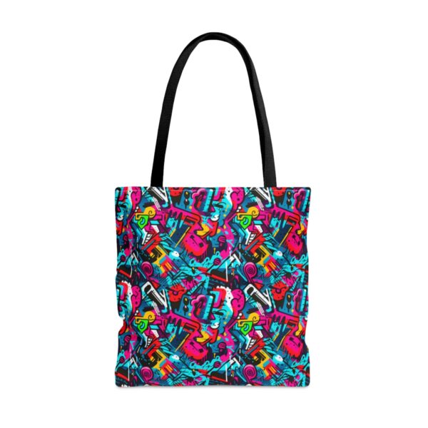 Vibrant Graffiti Illusions Tote Bag - Image 9