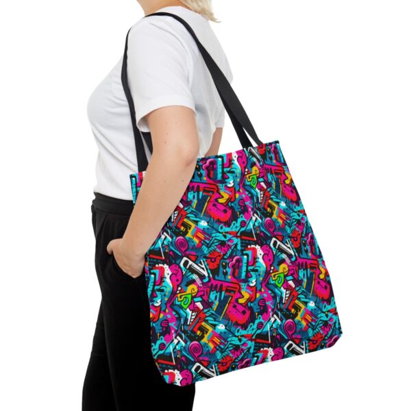 Vibrant Graffiti Illusions Tote Bag - Image 12