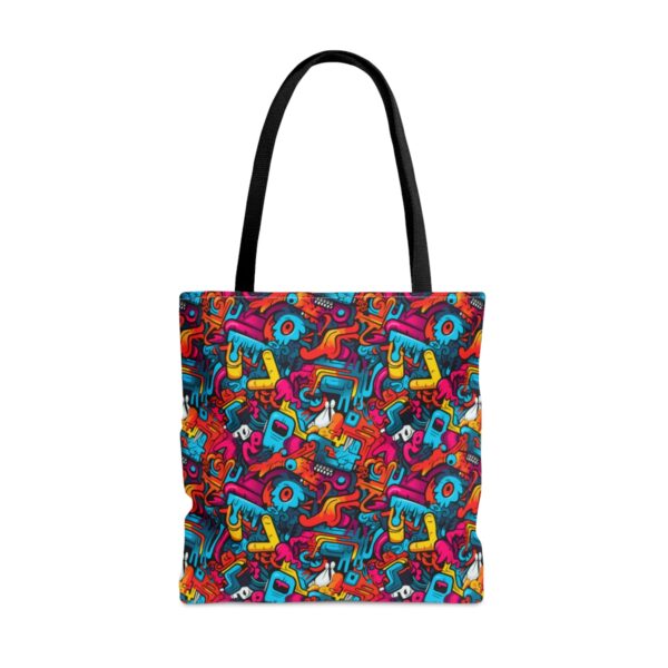 Vibrant Graffiti Illusions Tote Bag - Image 9