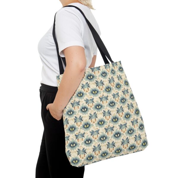 1920's Style Light Floral Tote Bag - Image 12