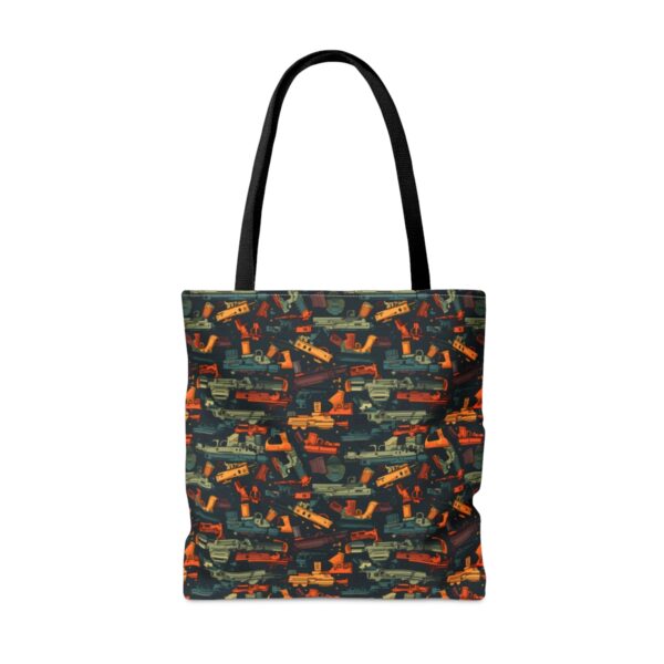 Colorful Gun Parts Tote Bag - Image 10