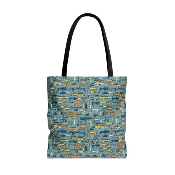 Colorful Gun Parts Tote Bag - Image 9