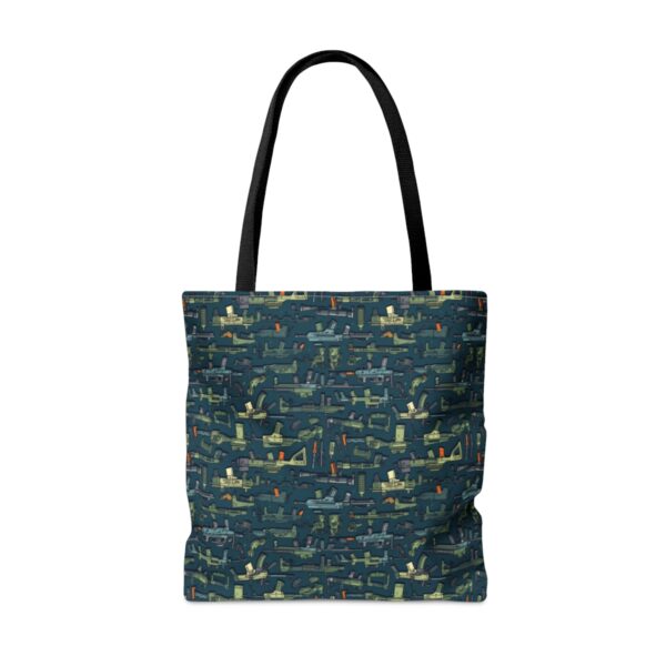 Colorful Gun Parts Tote Bag - Image 10