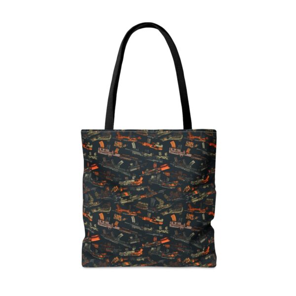 Colorful Gun Parts Tote Bag - Image 10