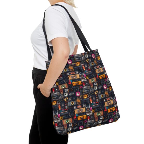 Boomin Out The Boombox Tote Bag - Image 12