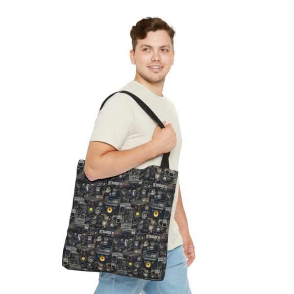 Boomin Out The Boombox Tote Bag - Image 11