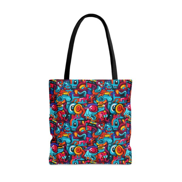 Vibrant Graffiti Illusions Tote Bag - Image 9