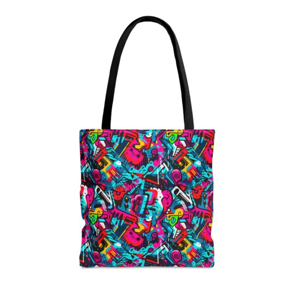 Vibrant Graffiti Illusions Tote Bag - Image 5