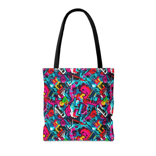 Vibrant Graffiti Illusions Tote Bag - Image 6