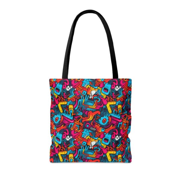 Vibrant Graffiti Illusions Tote Bag - Image 6