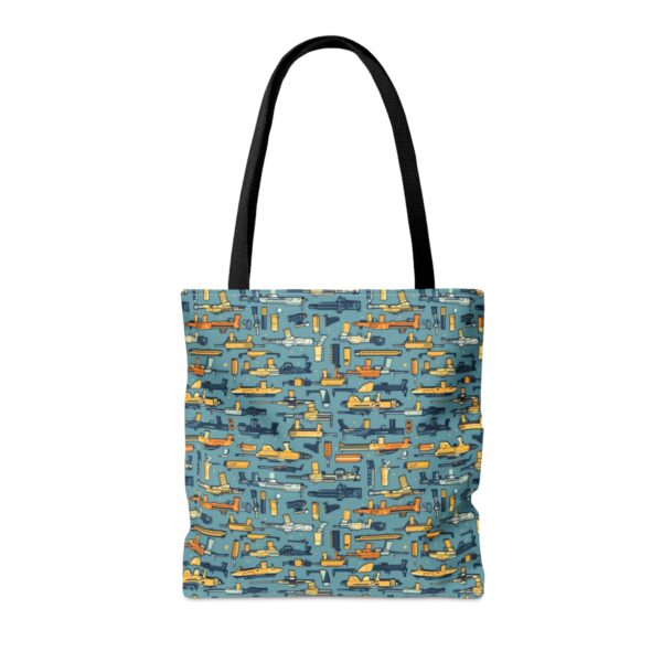 Colorful Gun Parts Tote Bag - Image 6