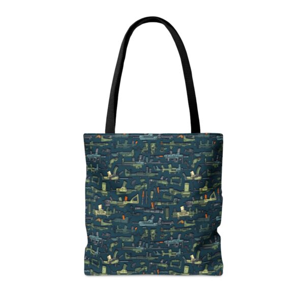 Colorful Gun Parts Tote Bag - Image 6