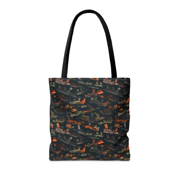 Colorful Gun Parts Tote Bag - Image 6