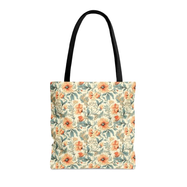 1920's Style Light Floral Tote Bag - Image 5