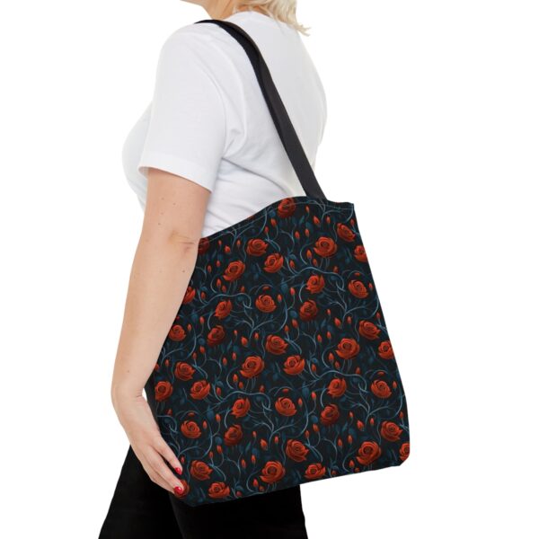 High contrast Rose Tote Bag - Image 8