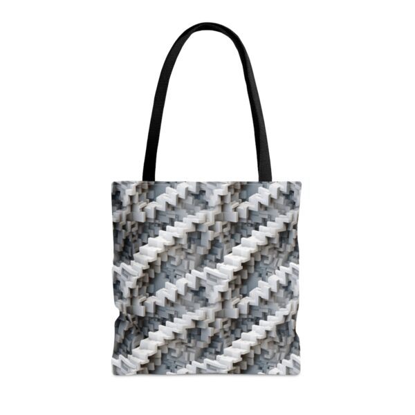 Steps and Stairs Illusions Tote Bag - Image 9