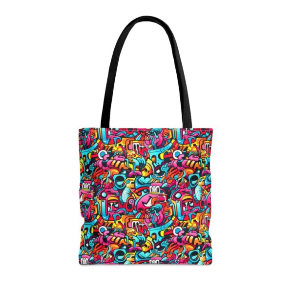 Vibrant Graffiti Illusions Tote Bag - Image 5