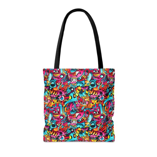 Vibrant Graffiti Illusions Tote Bag - Image 6