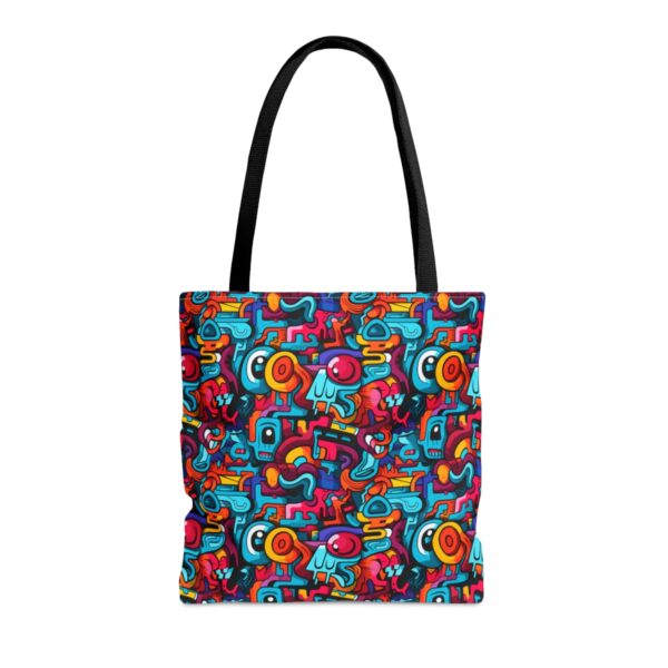 Vibrant Graffiti Illusions Tote Bag - Image 5