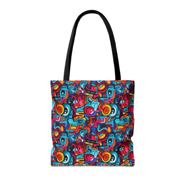 Vibrant Graffiti Illusions Tote Bag - Image 6