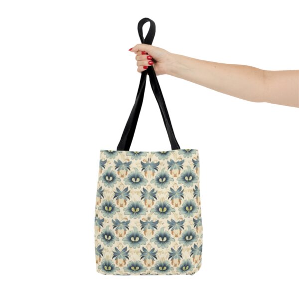 1920's Style Light Floral Tote Bag - Image 3