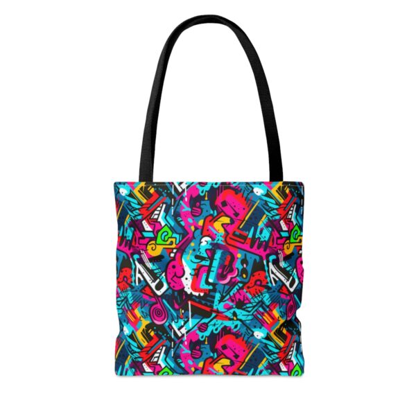 Vibrant Graffiti Illusions Tote Bag - Image 2