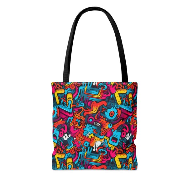 Vibrant Graffiti Illusions Tote Bag - Image 2