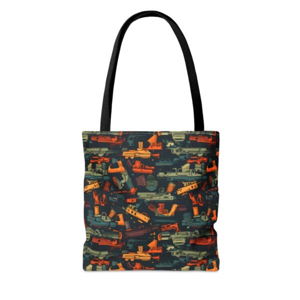 Colorful Gun Parts Tote Bag - Image 2