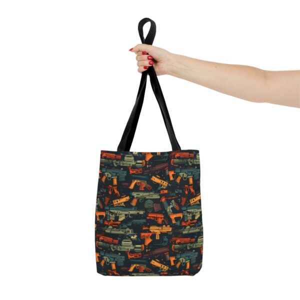 Colorful Gun Parts Tote Bag - Image 3