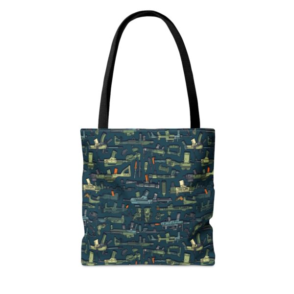 Colorful Gun Parts Tote Bag - Image 2