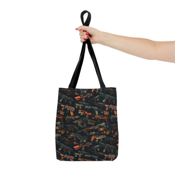 Colorful Gun Parts Tote Bag - Image 3