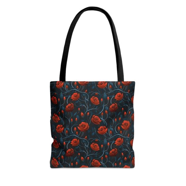 High contrast Rose Tote Bag