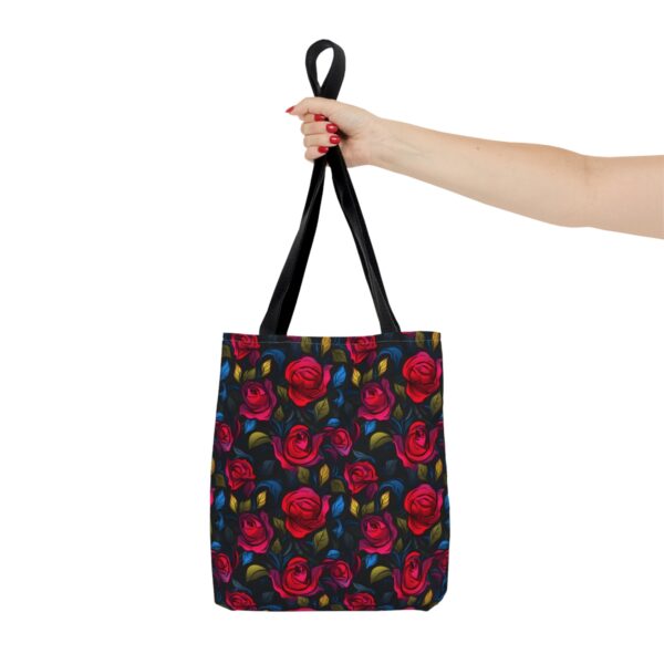 High Contrast Rose Tote Bag - Image 7