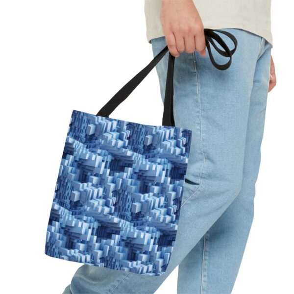 Steps and Stairs Illusions Tote Bag - Image 8