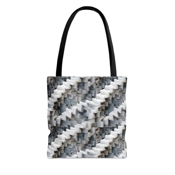 Steps and Stairs Illusions Tote Bag - Image 5