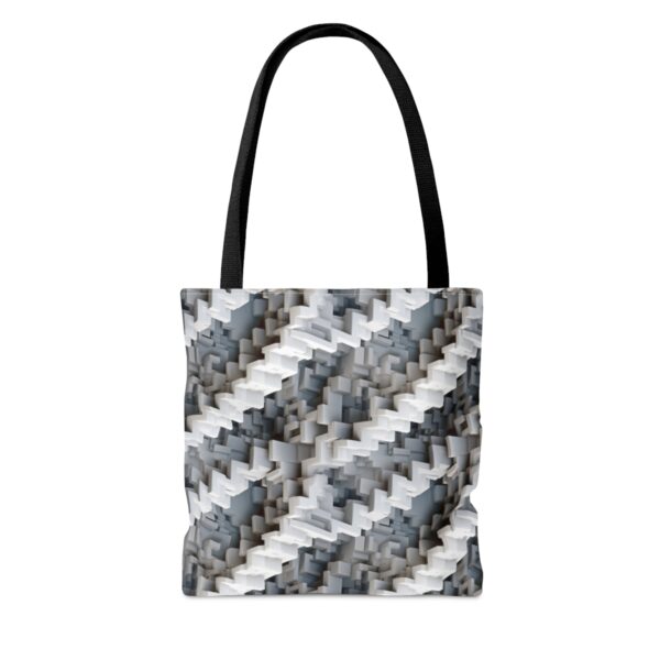 Steps and Stairs Illusions Tote Bag - Image 6