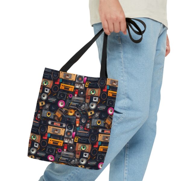 Boomin Out The Boombox Tote Bag - Image 4