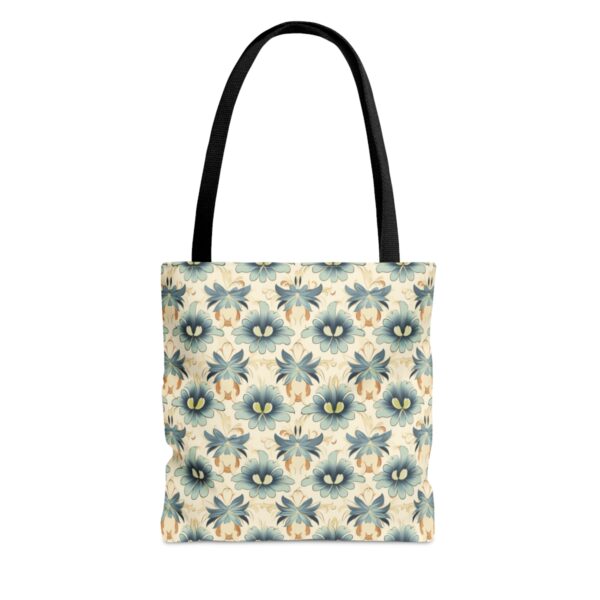 1920's Style Light Floral Tote Bag