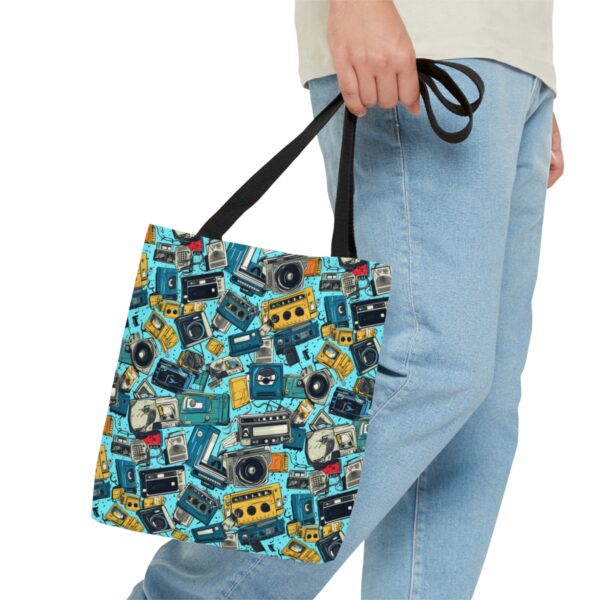 Pencil My Boombox Tote Bag - Image 4