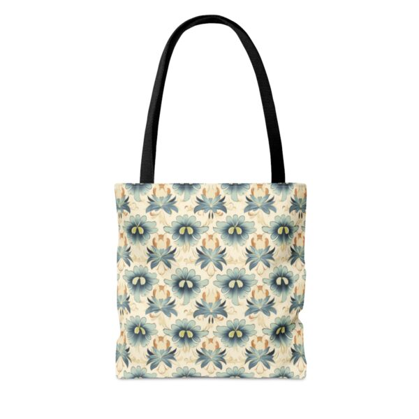 1920's Style Light Floral Tote Bag - Image 2