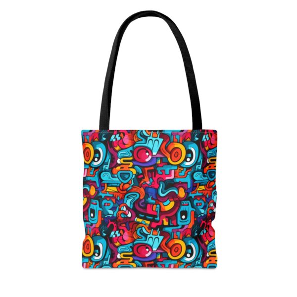 Vibrant Graffiti Illusions Tote Bag - Image 2