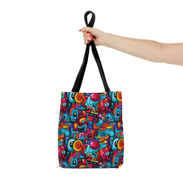 Vibrant Graffiti Illusions Tote Bag - Image 3